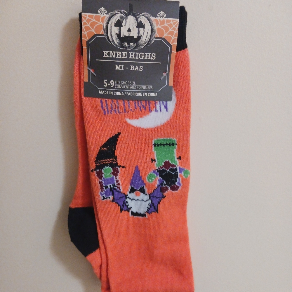 Halloween Socks Knee Highs - Picture 2 of 4